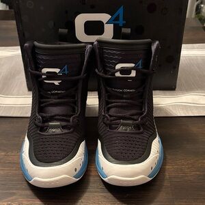 Q4 Men's High-Top Sneakers - Black and Blue